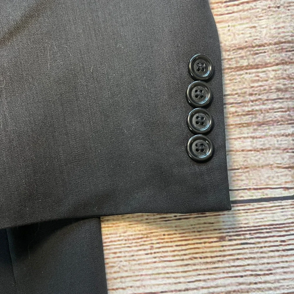 Jos. A. Bank 41L Black 100% Wool Two Button Blazer Suit Jacket‎ Menswear Classic
